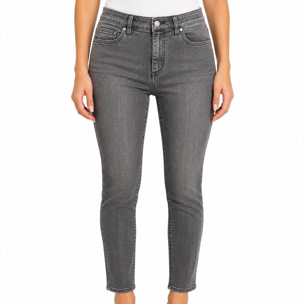 Eileen Fisher Gray Organic Cotton Stretch Jeans PP Petite